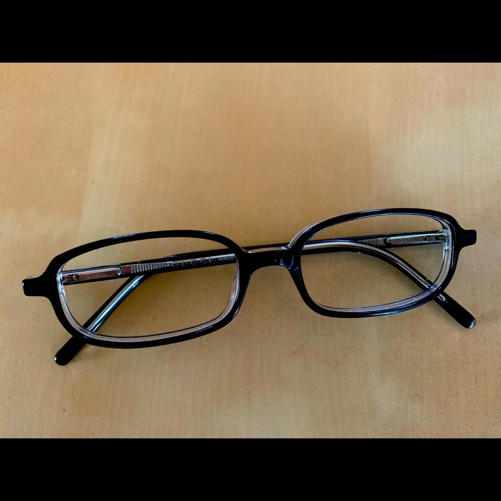 GUCCI Made in Italy Man Rectangular Glass Frames